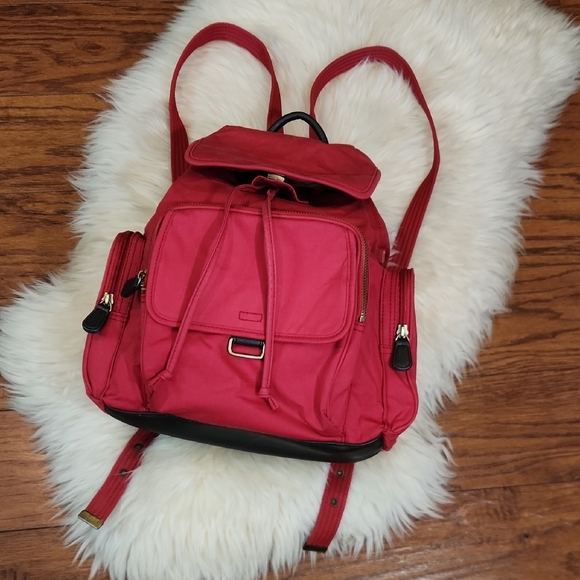 Liz Claiborne Handbags - Liz Claiborne Red Mini Backpack